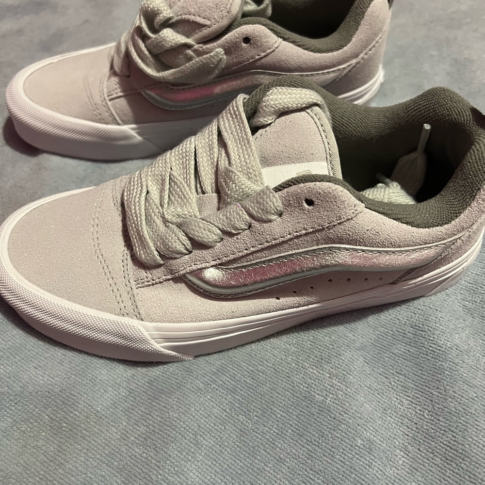 Vans Metallic Silver Sneakers